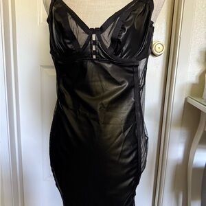 Torrid Black Mesh Chemise